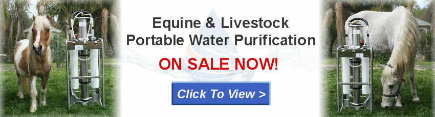 portable water filters for horses